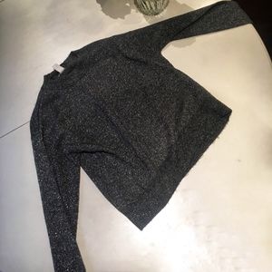 H & M Dark Grey Sparkle Sweater